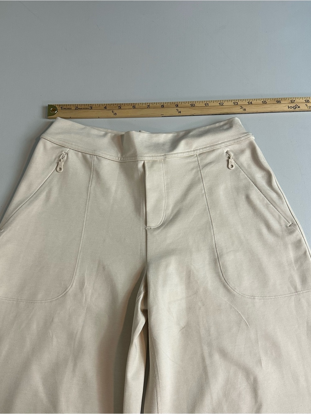 OFFLINE Aerie The Hugger Stretchy High Waist Wide Leg Trouser Size Medium NWOT - Picture 7 of 15